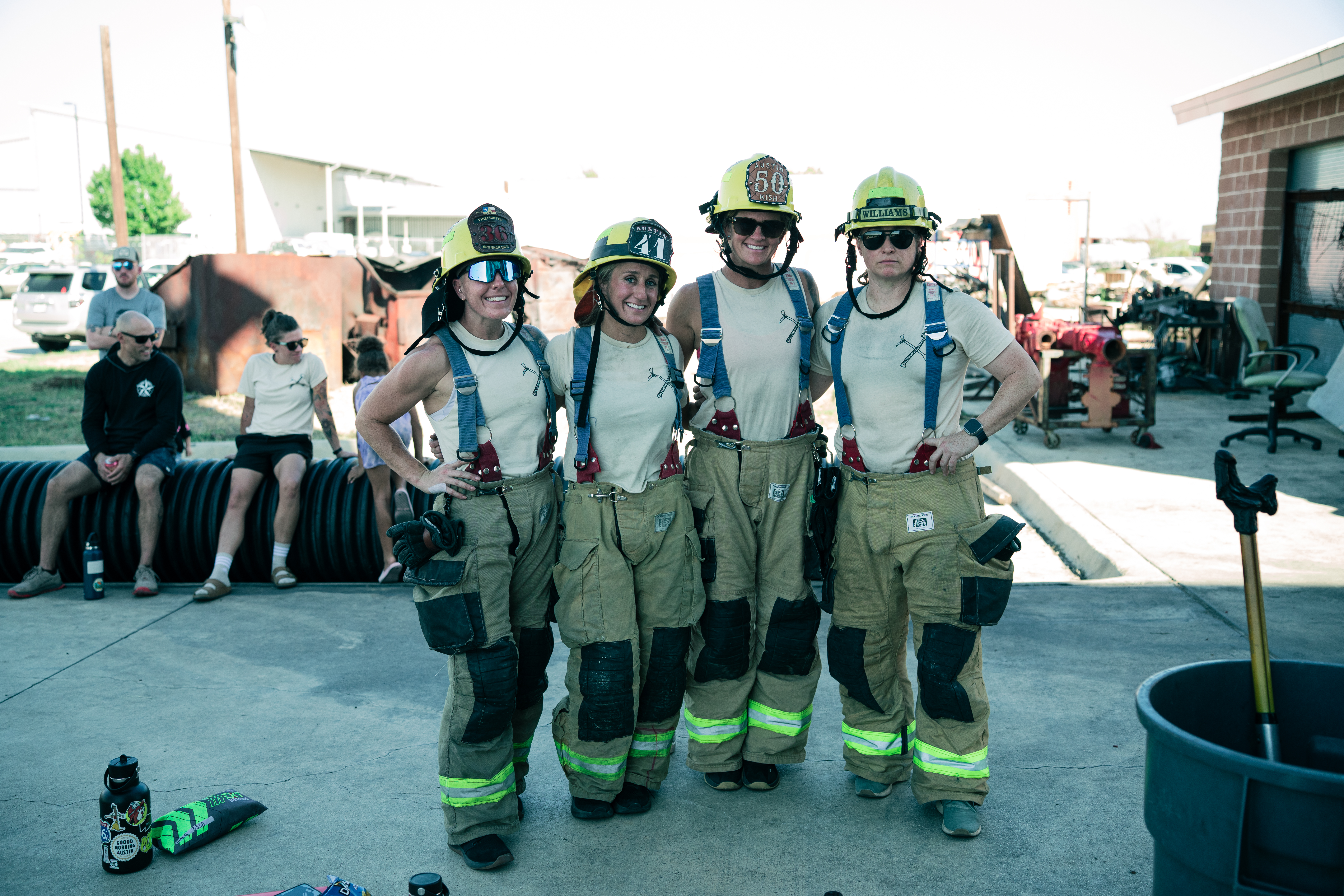Competitors Lined Up
